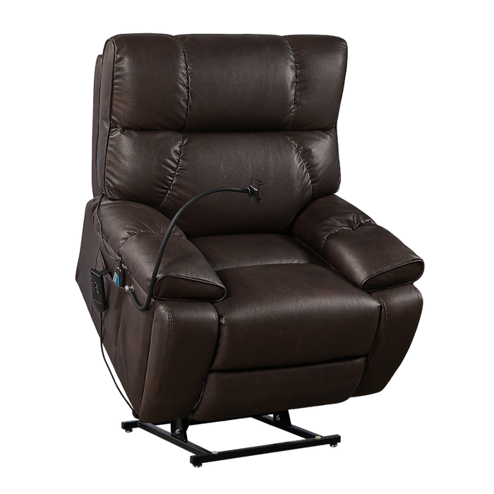 Flexispot XDL93 - Power Lift Recliner w/ Massage & Heat & Cup Holders & Phone Holder - Relaxing Recliners