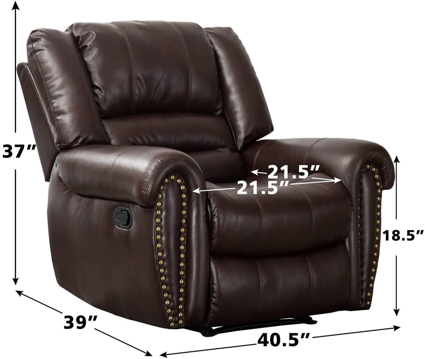 Classic and Traditional Manual Recliner Chair - Relaxing Recliners