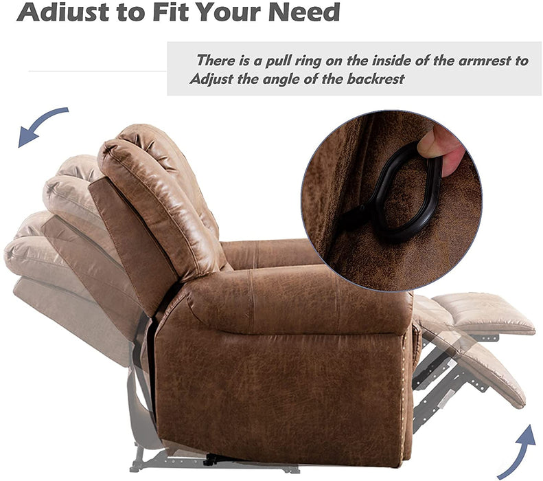 Classic and Traditional Manual Recliner Chair - Relaxing Recliners