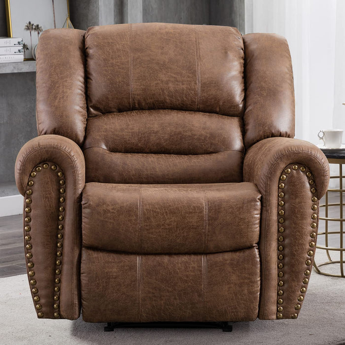 Classic and Traditional Manual Recliner Chair - Relaxing Recliners