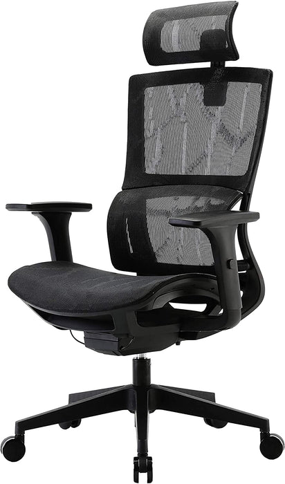 Ergonomic Mesh Office Chair and Adjustable Armrest - Relaxing Recliners