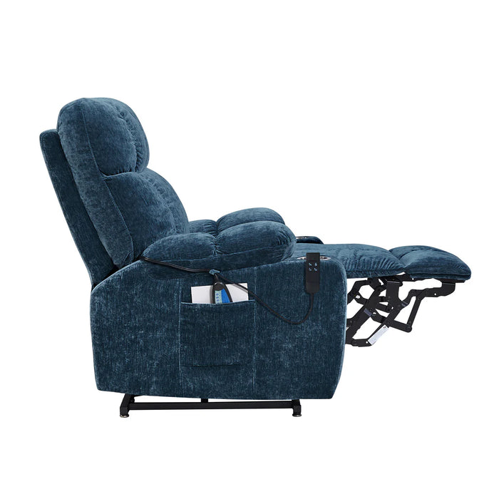 Lay Flat Recliner Lift Chair | Recliner 180 Degrees | Recliner Flat Lift Chair | USB Ports with Side Pockets - Relaxing Recliners