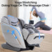 A710 2024 4D Massage Chair iRest System - Beige-closed Footrest - Relaxing Recliners