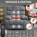 Flexispot XL6 Cloud - Oversized Power Lift Recliner w/ Massage & Heat XL6-Cloud - Relaxing Recliners