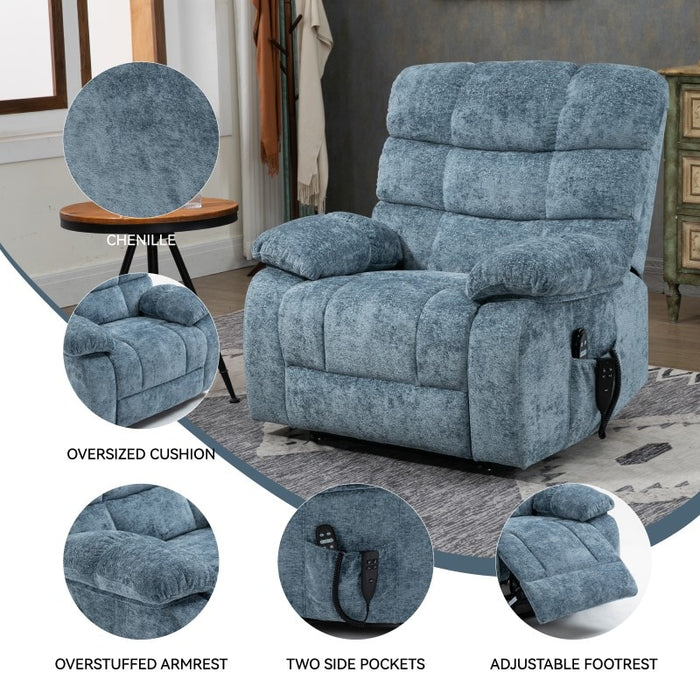 Flexispot XL6 Cloud - Oversized Power Lift Recliner w/ Massage & Heat XL6-Cloud - Relaxing Recliners