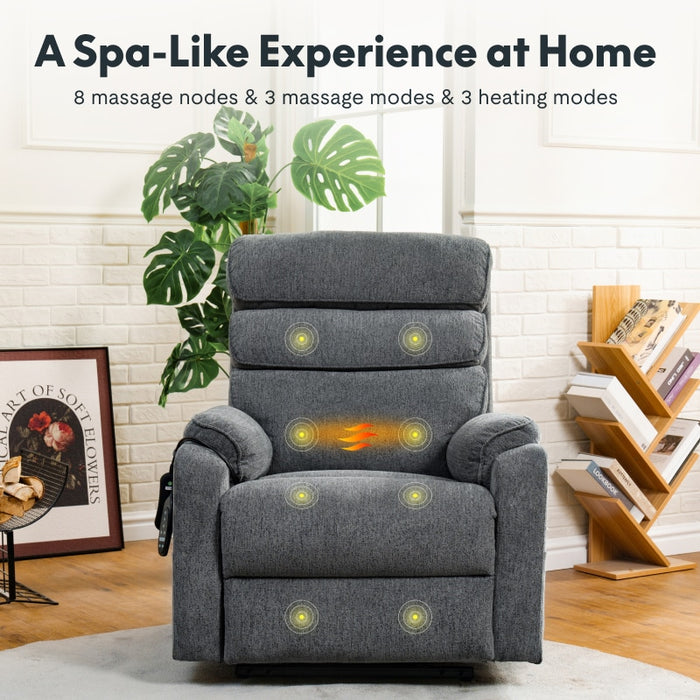 Flexispot XL6 Classic - Power Lift Recliner w/ Massage & Heat & Headrest - Relaxing Recliners