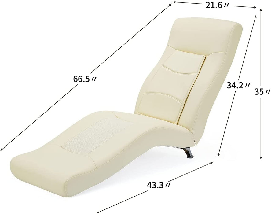 Electric Massage Chaise Lounge Pu Leather - Relaxing Recliners