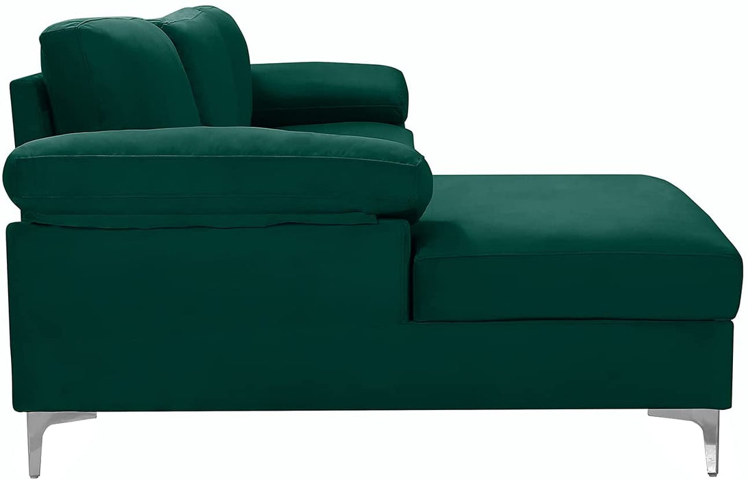 Modern Large Velvet Sectional Extra Wide - Relaxing Recliners