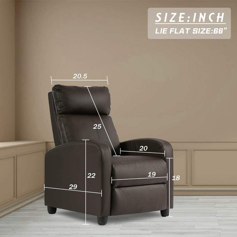 Modern Pu Leather Recliner Massage Chair - Relaxing Recliners