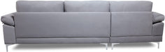 Modern Large Velvet Sectional Extra Wide - Relaxing Recliners