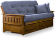 Wood Futon Frame with Storage Drawers (frame only) - Relaxing Recliners