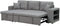 Reversible Sectional Sleeper with Chaise Storage, Gray - Relaxing Recliners
