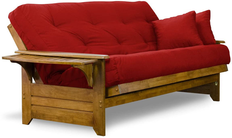 Wood Futon Frame with Storage Drawers (frame only) - Relaxing Recliners