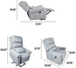 Mu Power Lift Recliner with Massage for Elderly - Relaxing Recliners