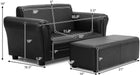 Kids Sofa with Ottoman - Relaxing Recliners