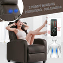 Modern Pu Leather Recliner Massage Chair - Relaxing Recliners