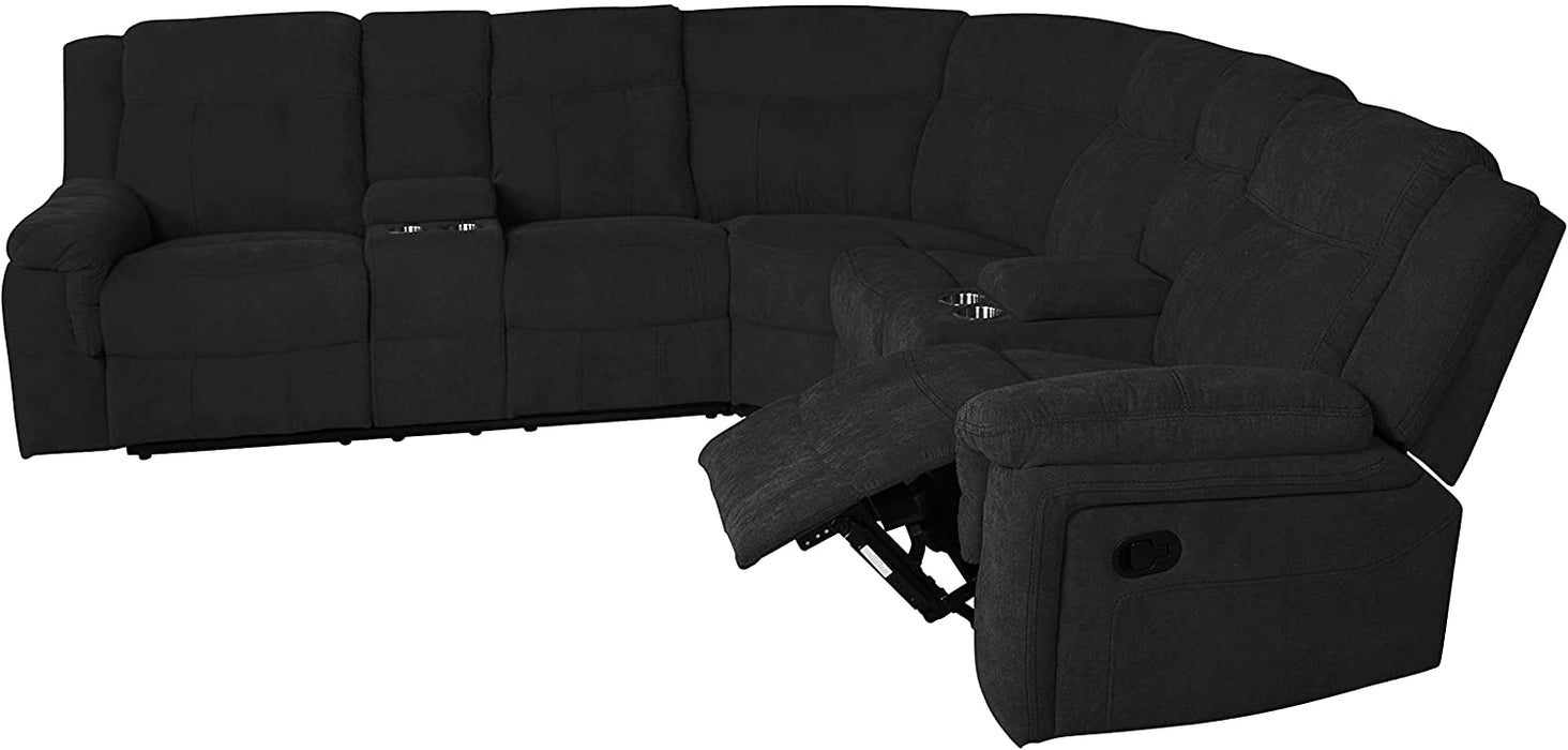 Leather Corner Reclining Sofa - Relaxing Recliners