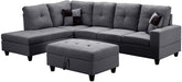 Sectional Sofa with Ottoman - Relaxing Recliners