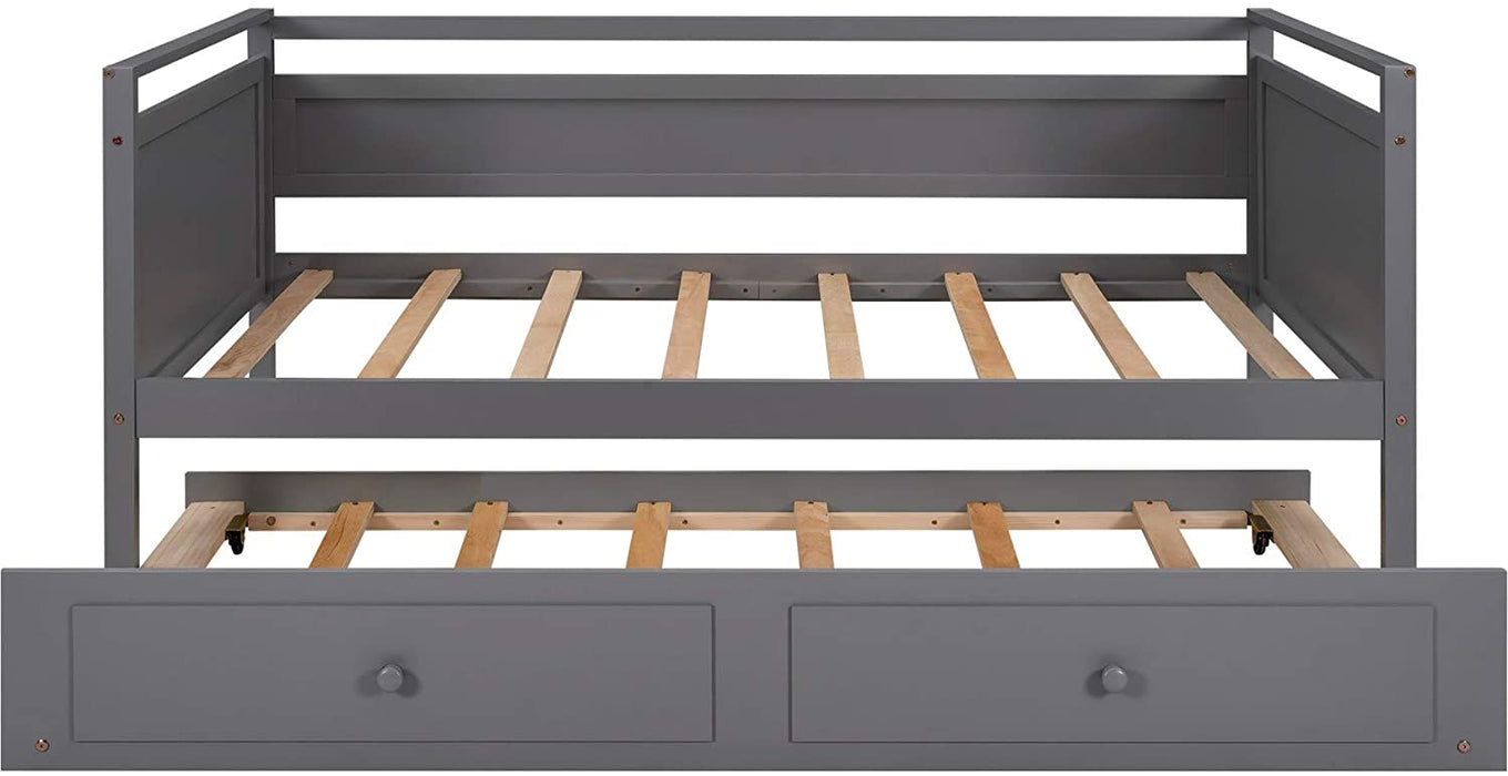 Wood Twin Daybed with Trundle - Relaxing Recliners