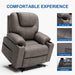 Power Lift Fabric Recliner Chair - Up To 400 Pounds - Relaxing Recliners