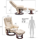 Accent Recliner Chair with Vibration Massage - Relaxing Recliners