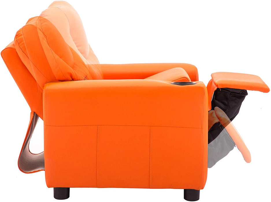 Kids Recliner Chair Faux Leather - Relaxing Recliners