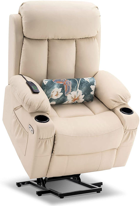 Large Electric Power Lift Recliner Chair with Extended Footrest for Tall Elderly People - Relaxing Recliners