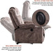 Power Lift Recliner With USB Ports, Washable Covers for Elderly - Relaxing Recliners