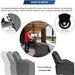 Pu Leather Electric Power Lift Recliner with Massage Heat - Relaxing Recliners