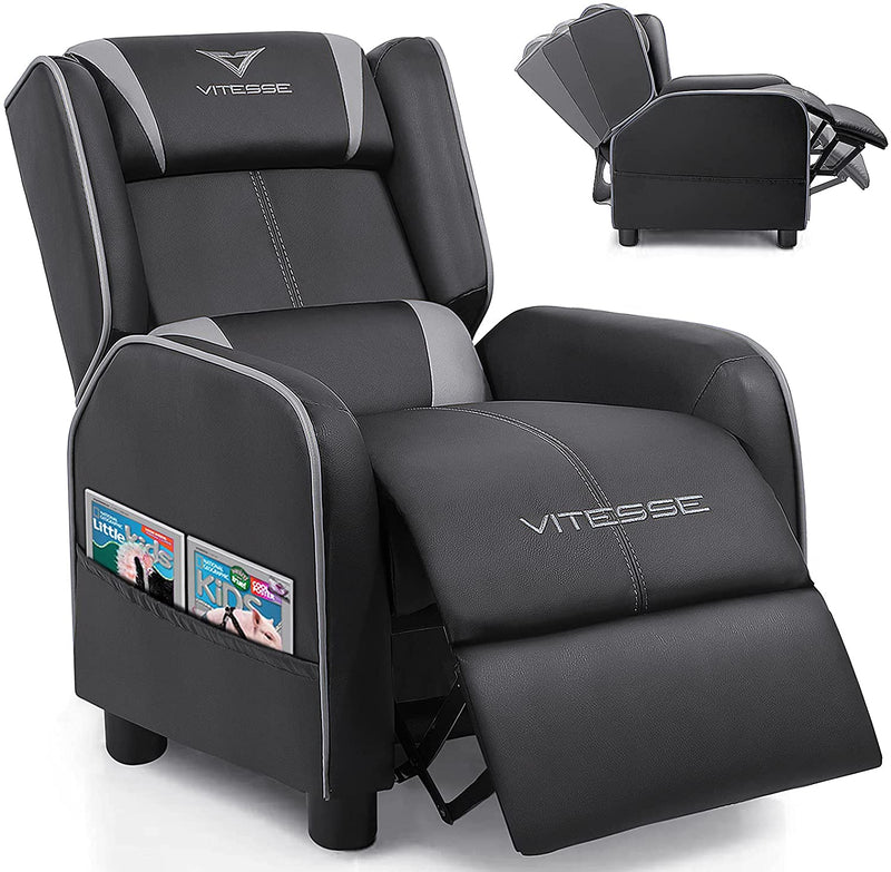 Kids Pu Leather Gaming Recliner - Relaxing Recliners