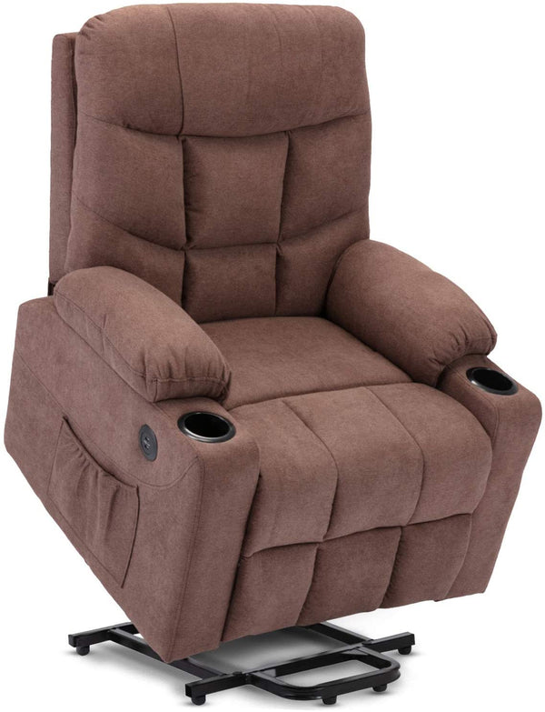 450 Pound Weight Capacity Fabric Power Lift Recliner - Relaxing Recliners