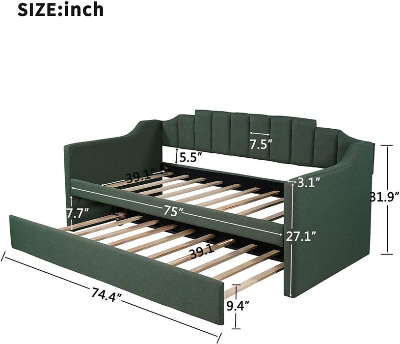 Twin Size Daybed with Two Storage Drawers - Relaxing Recliners