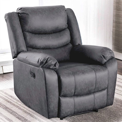Breathable Faux Leather Manual Reclining Chairs - Relaxing Recliners