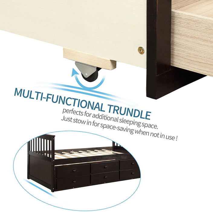 Twin Daybed for Kids with Storage - Relaxing Recliners