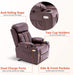 Large Electric Power Lift Recliner Chair with Extended Footrest for Tall Elderly People - Relaxing Recliners
