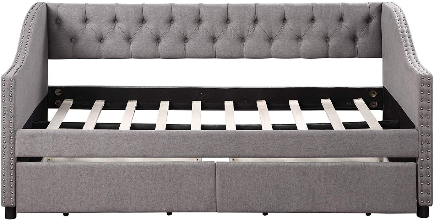 Twin Size Daybed with Two Storage Drawers - Relaxing Recliners