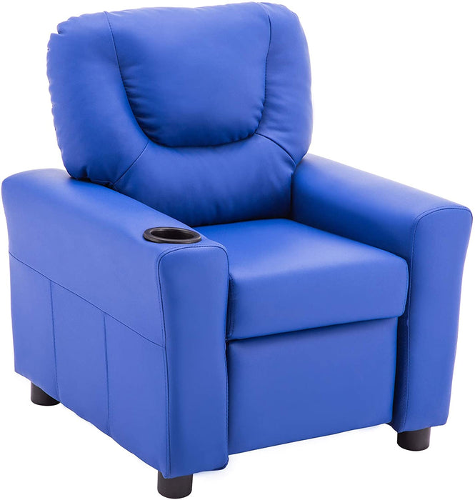 Kids Recliner Chair Faux Leather - Relaxing Recliners