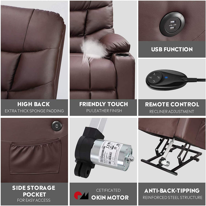 450 Pound Weight Capacity Power Lift Chair - Relaxing Recliners