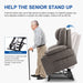 Power Lift Fabric Recliner Chair - Up To 400 Pounds - Relaxing Recliners