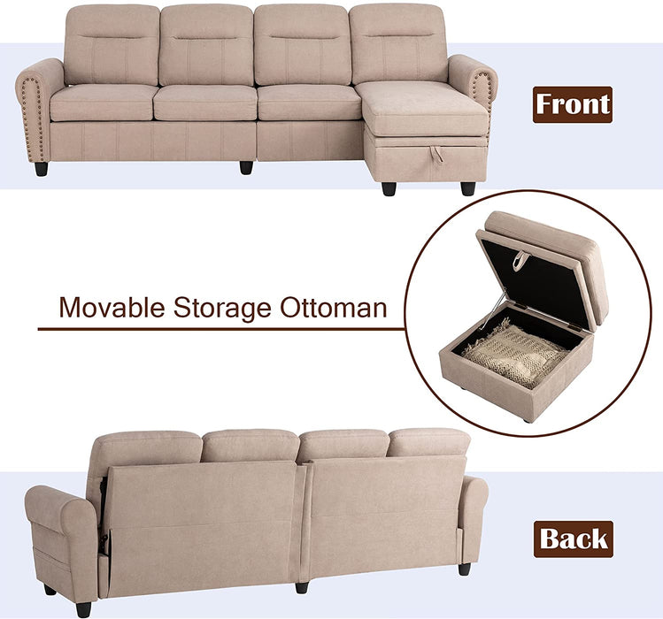 Modern Convertible Sectional Sofa - Relaxing Recliners