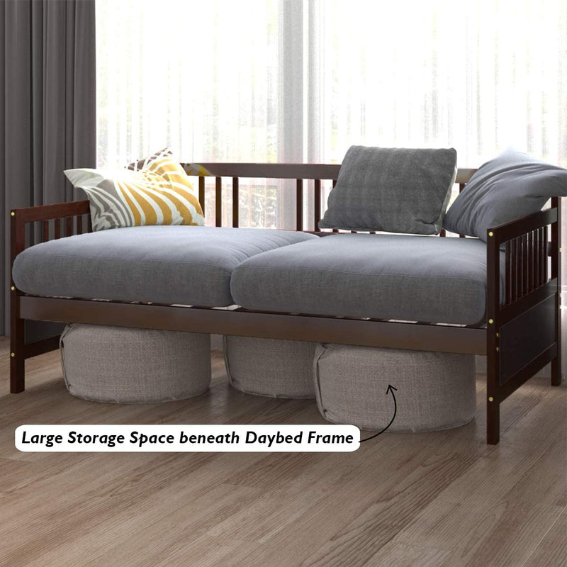 Twin Wooden Daybed Frame - Relaxing Recliners