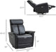 Modern Electric Recliner with 360 Swivel USB Ports - Relaxing Recliners