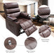Electric Leather Lift Chair With Heat and Massage - Relaxing Recliners