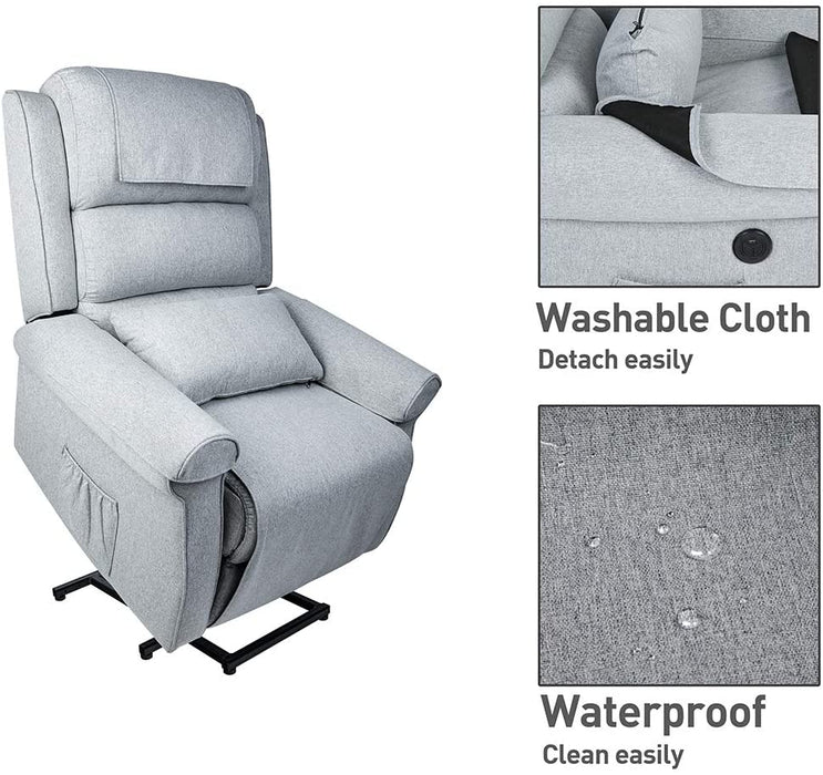 Mu Power Lift Recliner with Massage for Elderly - Relaxing Recliners