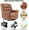 Light Brown Dual Motor Leather Lift Recliner - Relaxing Recliners