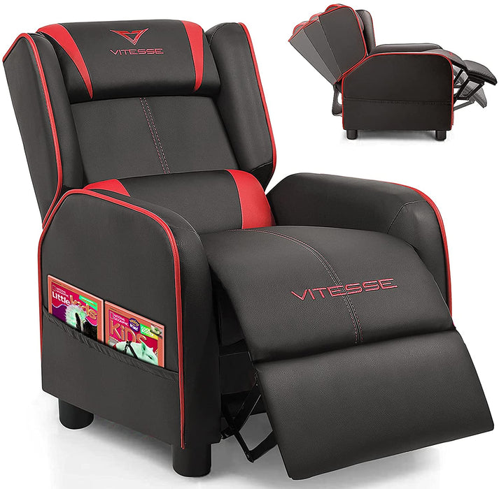 Kids Pu Leather Gaming Recliner - Relaxing Recliners