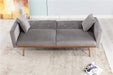 68" Velvet Loveseat With Gold Feet - Relaxing Recliners