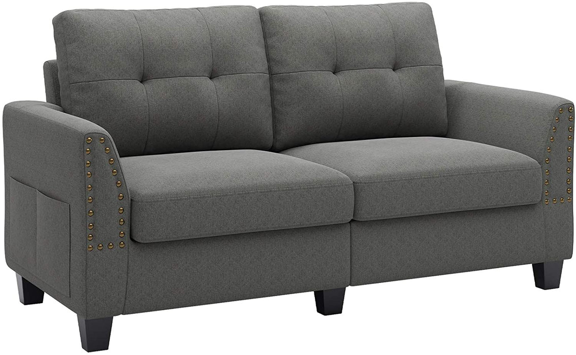 Small Fabric Belffin Loveseat - Relaxing Recliners