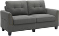 Small Fabric Belffin Loveseat - Relaxing Recliners