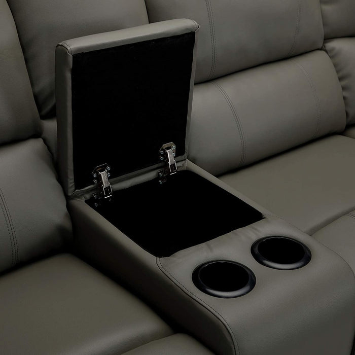 Leather Corner Reclining Sofa - Relaxing Recliners